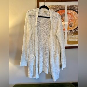 Listicle super soft white long cardigan